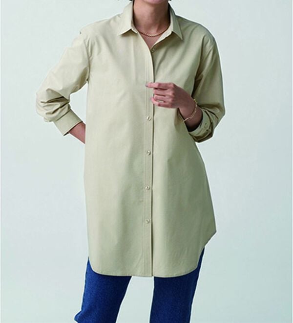 BELLUNA（ベルーナ）の「＜ＳＯＬＯＴＥＸ（Ｒ）＞ストレッチビッグシャツ（シャツ）」｜詳細画像