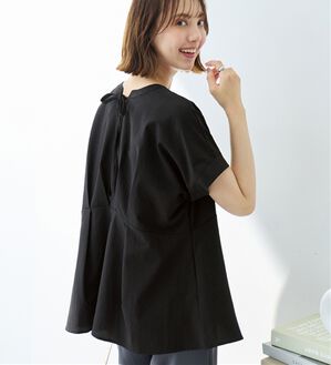 Viola e Viola（ヴィオラ エ ヴィオラ）の「風が通り抜ける！サッカーチュニック（チュニック）」｜ブラック