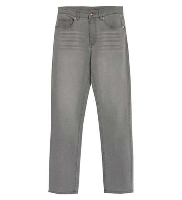 Pierrot（ピエロ）の「【ストレッチ素材】大人のためのゆるテーパードデニムパンツ（フルレングスパンツ）」｜詳細画像