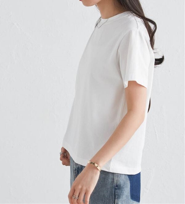 RANAN（ラナン）の「【5つの機能付】ひんやり着回し抜群ベーシックＴシャツ＜選べる着丈＞（Tシャツ）」｜詳細画像