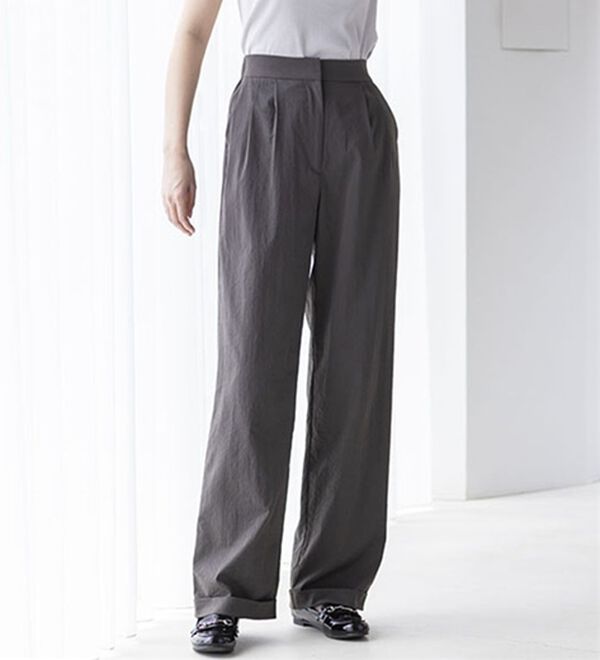 BELLUNA（ベルーナ）の「万能！タック使いワイドパンツ（ワイドパンツ・ガウチョ）」｜詳細画像