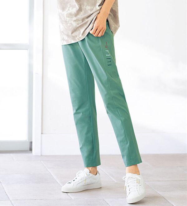 BELLUNA（ベルーナ）の「＜ＥＬＬＥ　Ａｃｔｉｖｅ＞吸汗速乾ジョガーパンツ（その他パンツ）」｜ミント