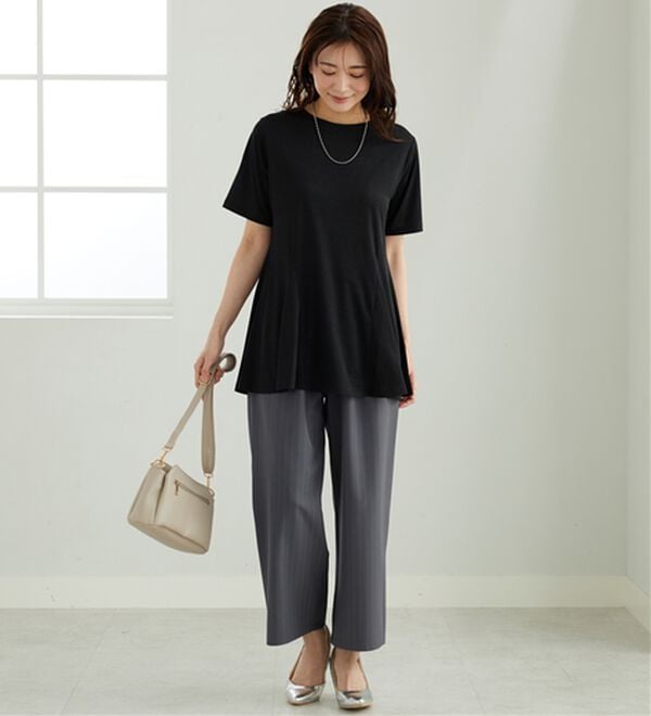 BELLUNA（ベルーナ）の「冷感フレアーシルエットチュニック（チュニック）」｜詳細画像