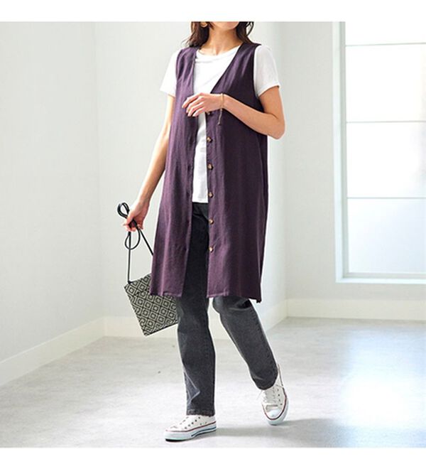 BELLUNA（ベルーナ）の「スーパーストレッチデニムパンツ（フルレングスパンツ）」｜詳細画像