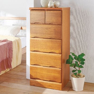 「日本製サイズが選べる天然木多サイズチェスト（衣類・布団収納）」
