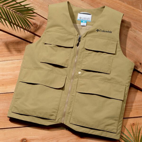 Columbia ダウンベスト ベージュ やすかろ