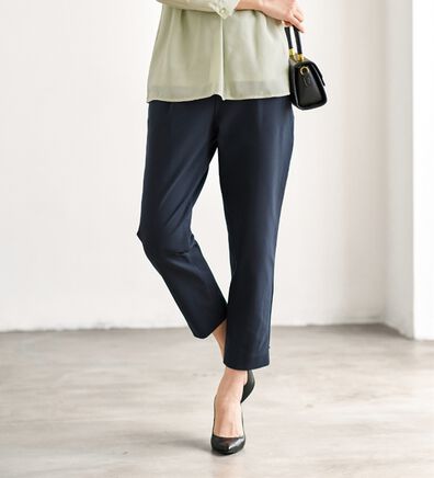 BELLUNA（ベルーナ）の「ツイルジャージー素材テーパードパンツ（テーパードパンツ）」