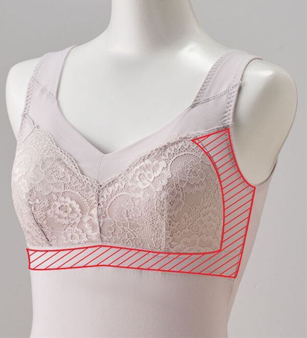 LAVIENNE（ラヴィエンヌ）の「らく～にすっきりエイジングブラキャミ（肌着・インナーウェア）」｜詳細画像