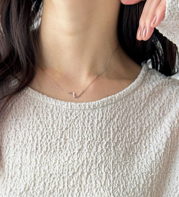 GeeRA（ジーラ）の「クルーネックジャガードプルオーバー（カットソー）」｜詳細画像