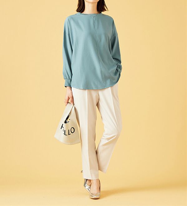 BELLUNA（ベルーナ）の「きれい見えドルマンプルオーバー（カットソー）」｜詳細画像