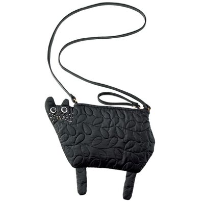 BELLUNA（ベルーナ）の「猫シルエットキルトポシェット（ハンドバッグ）」