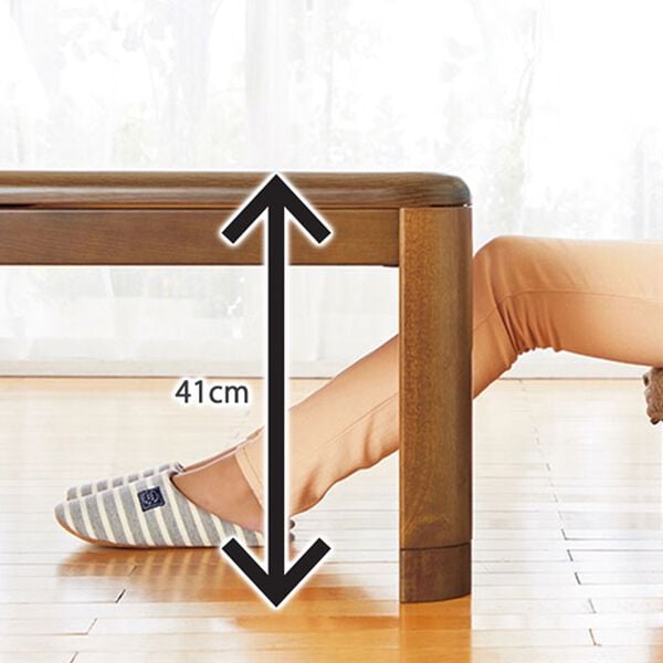 「高さが３段階調節できるリビングこたつ・専用布団（こたつテーブル）」｜詳細画像