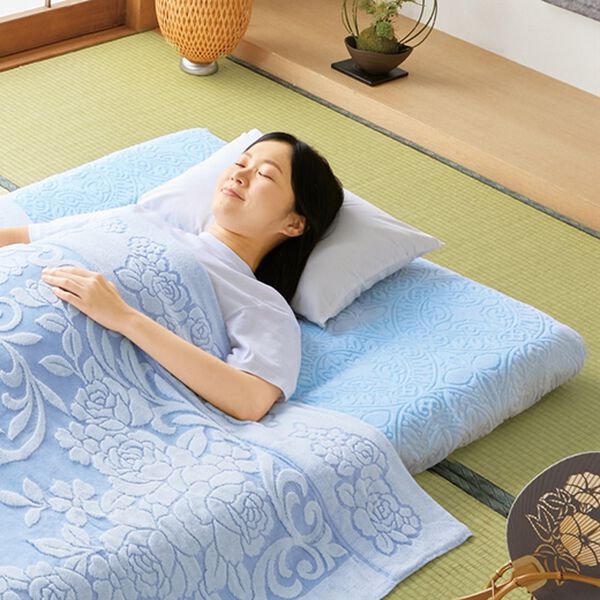 「今治産ジャカード織タオルシーツ（敷布団カバー・シーツ）」｜詳細画像