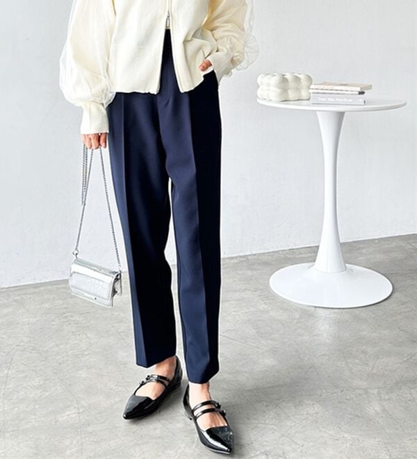 GeeRA（ジーラ）の「美脚きれい魅せ！テーパードパンツ（フルレングスパンツ）」｜詳細画像