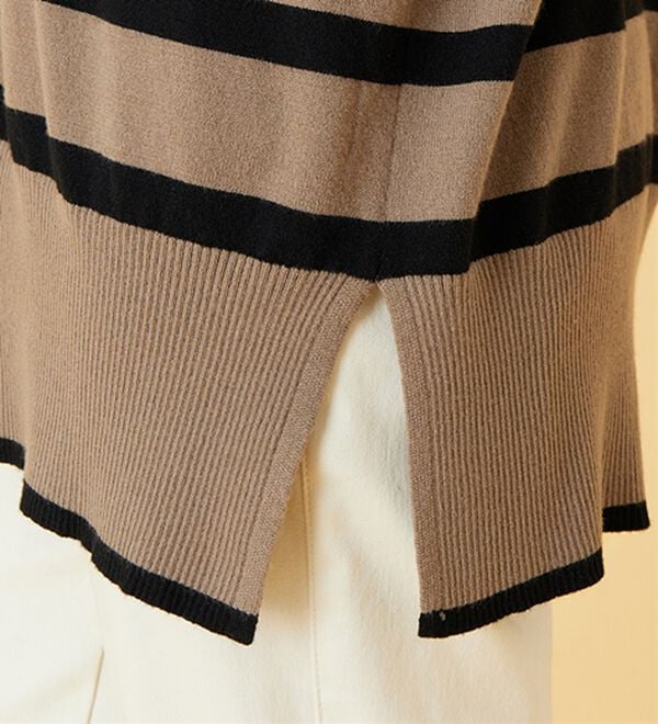 BELLUNA（ベルーナ）の「もちもち素材ハイネックニットプルオーバー（ニット・セーター）」｜詳細画像