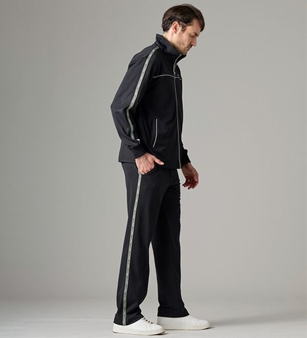 「＜ダンロップ・リファインド＞新オールシーズン活躍ジャージスーツ（メンズルームウェア）」｜詳細画像