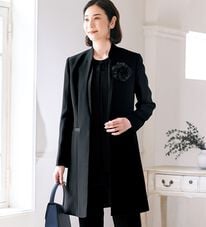 ルフラン（ルフラン）の「ロング丈すっぽりジャケット（ブラックフォーマル（喪服・礼服））」