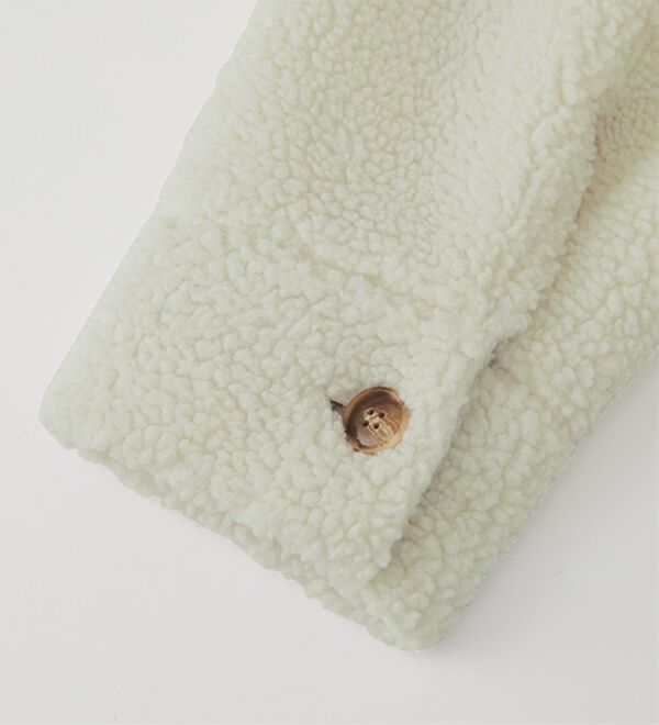 RANAN（ラナン）の「ステンカラーボアコート（ハーフコート）」｜詳細画像