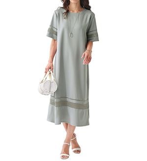 BELLUNA（ベルーナ）の「レース切替デザインワンピース（その他ワンピース）」｜詳細画像