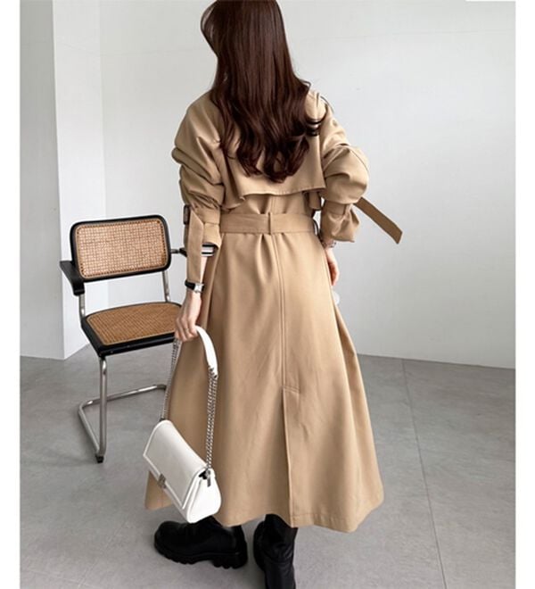 GeeRA（ジーラ）の「『ドラマ着用商品』上品オーバーサイズトレンチコート（ロングコート）」｜詳細画像