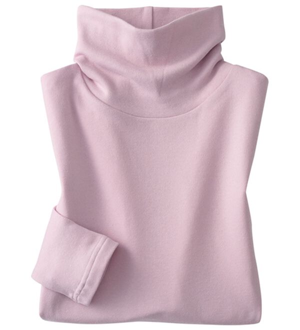 「【５色組】吸湿発熱　素肌よろこぶ綿１００％タートルネックインナー（肌着・インナーウェア）」｜詳細画像