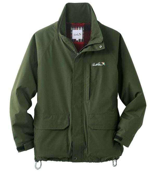 「＜アーノルド　パーマー＞防風裏フリースジャケット（メンズコート）」｜カーキ