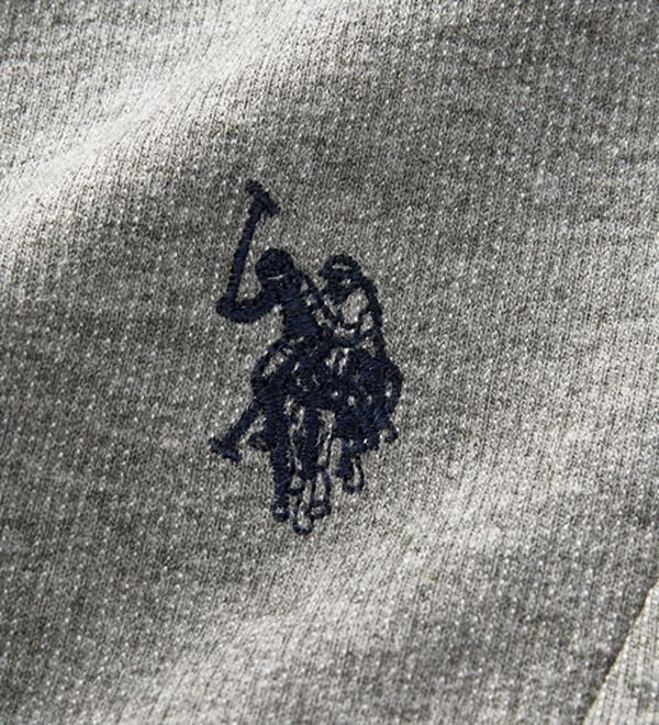 GeeRA（ジーラ）の「【U.S. POLO ASSN.】レイヤード風ヘンリーネックワンピース（カットソーワンピース）」｜詳細画像