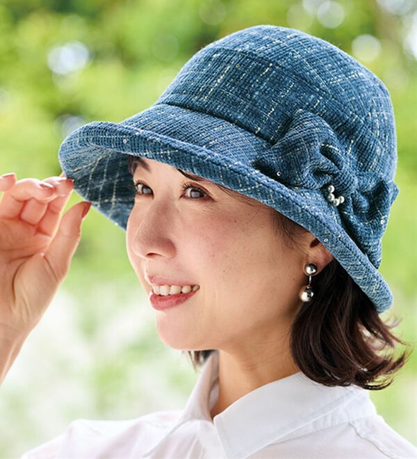 BELLUNA（ベルーナ）の「サイドリボン付エレガント帽子（帽子）」｜詳細画像