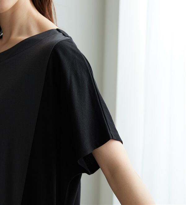 BELLUNA（ベルーナ）の「細見えを叶える！配色切替ワンピース（その他ワンピース）」｜詳細画像