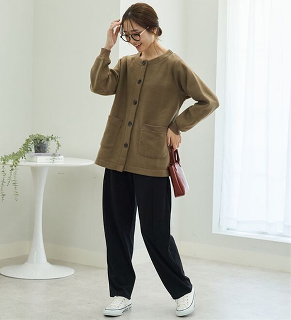 BELLUNA（ベルーナ）の「毎日着られる！快適フリースジャケット（セットアップ）」｜詳細画像