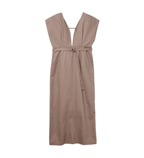 GeeRA（ジーラ）の「ベルト付Ｖネックジャンスカ（ジャンパースカート）」｜詳細画像