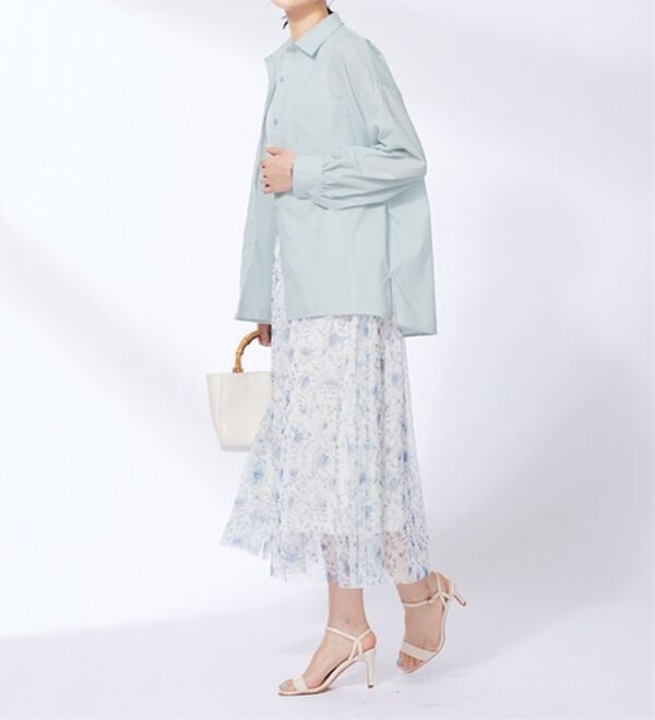 BELLUNA（ベルーナ）の「ベーシックデザインオーバーサイズシャツ（シャツ）」｜詳細画像