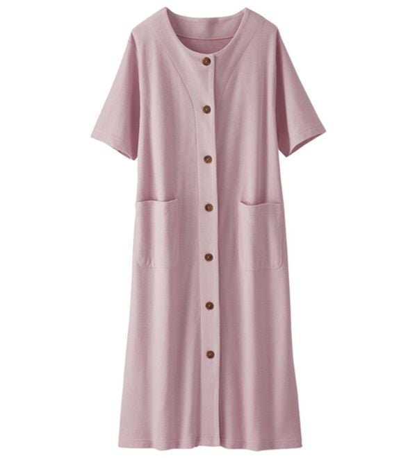 BELLUNA（ベルーナ）の「パイル素材前開きワンピース（カットソーワンピース）」｜詳細画像