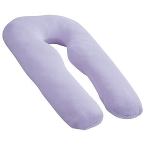 「包み込まれる幸せＵ字抱き枕（枕）」｜パープル