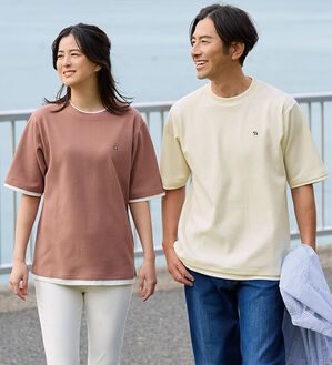 「＜アーノルド　パーマー＞ワッフルレイヤードＴシャツ（メンズＴシャツ）」｜詳細画像