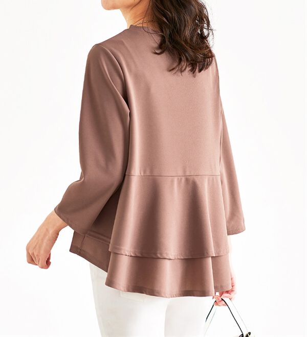 BELLUNA（ベルーナ）の「美人顔バックフレアーブラウス（ブラウス）」｜詳細画像