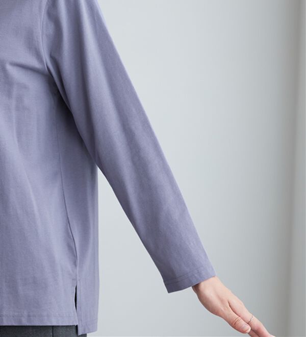 BELLUNA（ベルーナ）の「【着回しのミカタ！】綿100％大人顔サマ見えプリントロンT（カットソー）」｜詳細画像