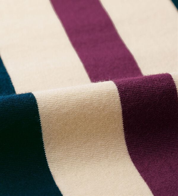 BELLUNA（ベルーナ）の「綿１００％配色ボーダープルオーバー（カットソー）」｜詳細画像