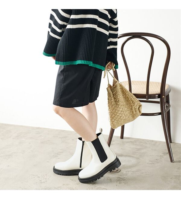 GeeRA（ジーラ）の「トラックソールサイドゴアブーツ（ブーツ）」｜詳細画像