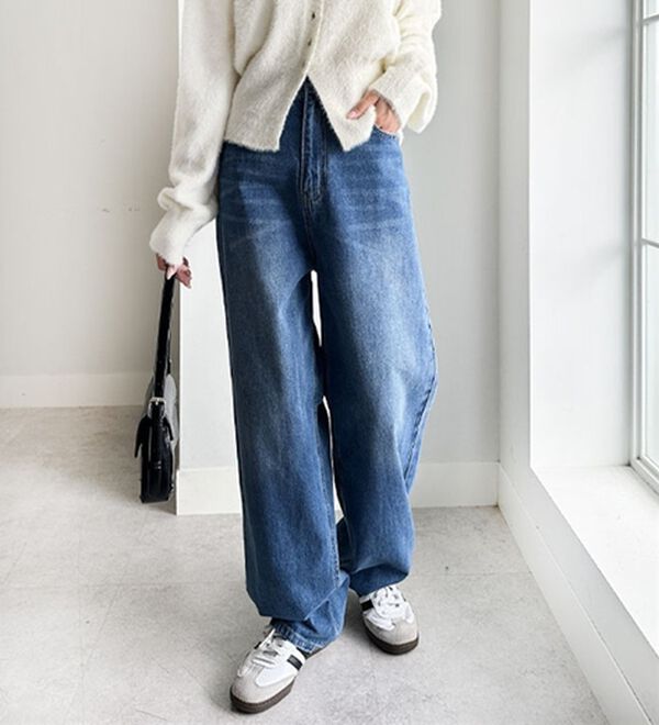 GeeRA（ジーラ）の「美脚魅せカーブデニム（フルレングスパンツ）」｜詳細画像