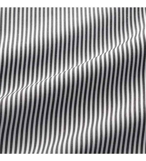 GeeRA（ジーラ）の「ストライプ柄衿付ショート丈シャツ（シャツ）」｜詳細画像