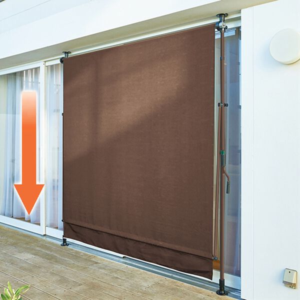 「【８／３まで早割】お買得つっぱり日よけスクリーン（エクステリア・屋外器具）」｜詳細画像
