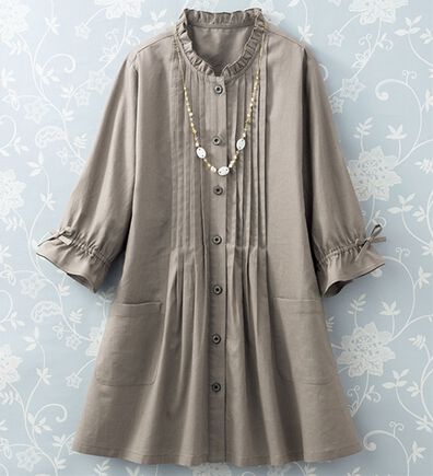 ルフラン（ルフラン）の「綿麻ピンタックチュニック＜ロイサ＞（チュニック）」