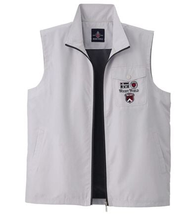 「ブランドデザイン裏メッシュベスト（メンズベスト）」