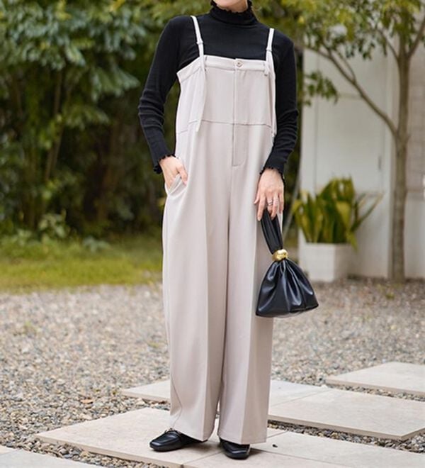 LAVIENNE（ラヴィエンヌ）の「着回し力抜群！綿１００％あったかリブインナー（肌着・インナーウェア）」｜詳細画像