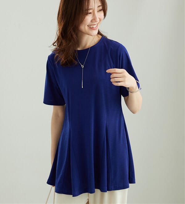BELLUNA（ベルーナ）の「冷感フレアーシルエットチュニック（チュニック）」｜詳細画像