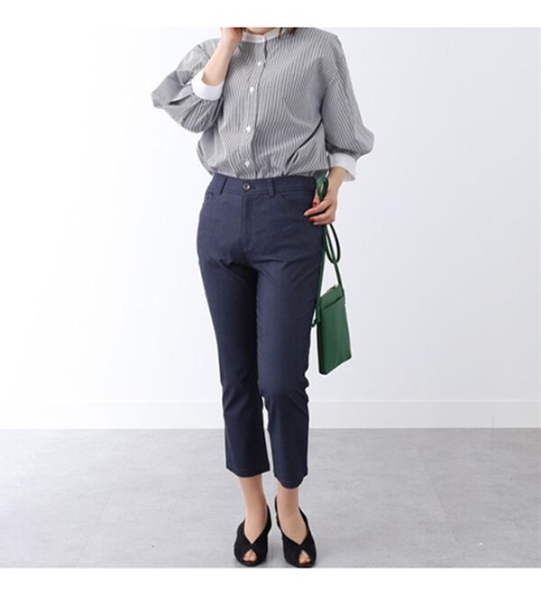 BELLUNA（ベルーナ）の「ウルトラ美脚ストレッチアンクルパンツ（クロップドパンツ）」｜詳細画像