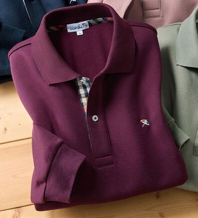 「＜アーノルド　パーマー＞ワンポイント裏起毛ポロシャツ（メンズポロシャツ）」