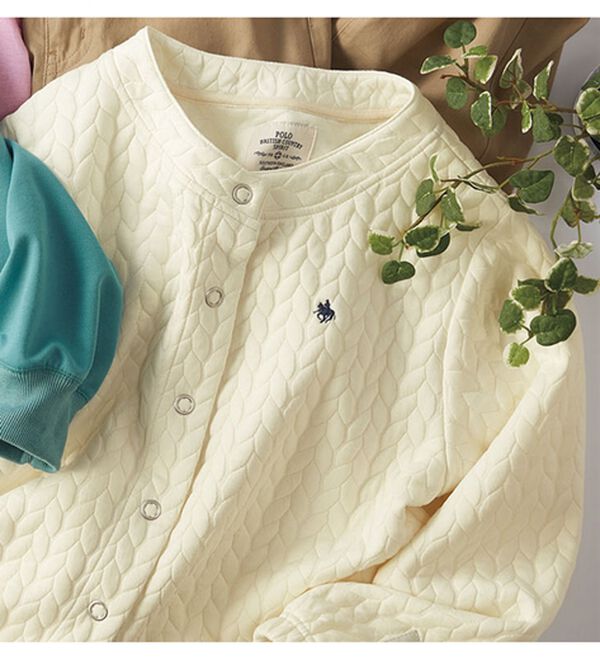 BELLUNA（ベルーナ）の「【ＰＯＬＯ　ＢＣＳ】ジャカード素材カーディガン（その他カーディガン）」｜詳細画像