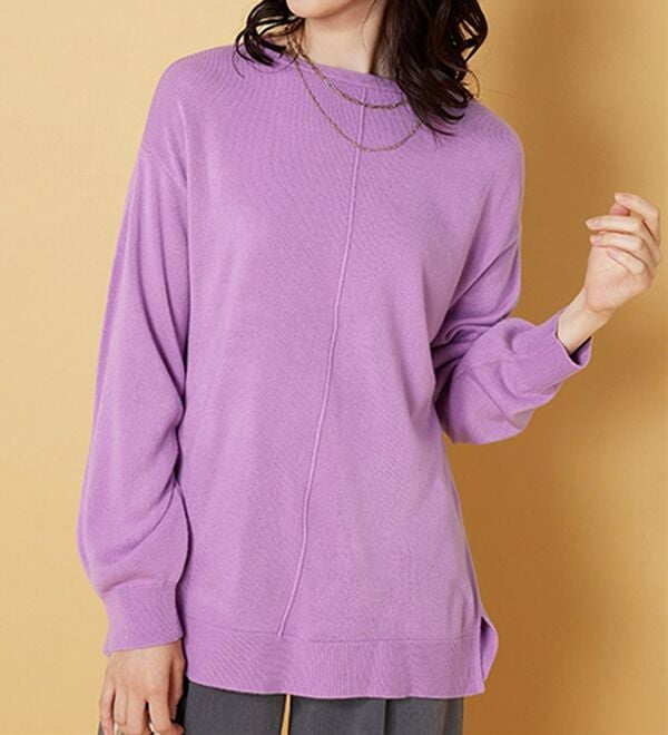 BELLUNA（ベルーナ）の「ふんわりカシミヤタッチニットプルオーバー（ニット・セーター）」｜詳細画像